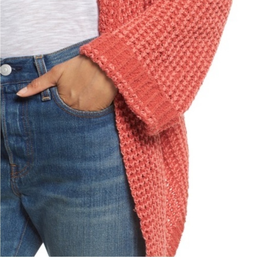Free People I’ll Be Around Silk-Blend Cardigan size Small - Picture 6 of 12